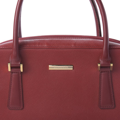 Burberry Textured Calfskin Tote Red 9 of 9