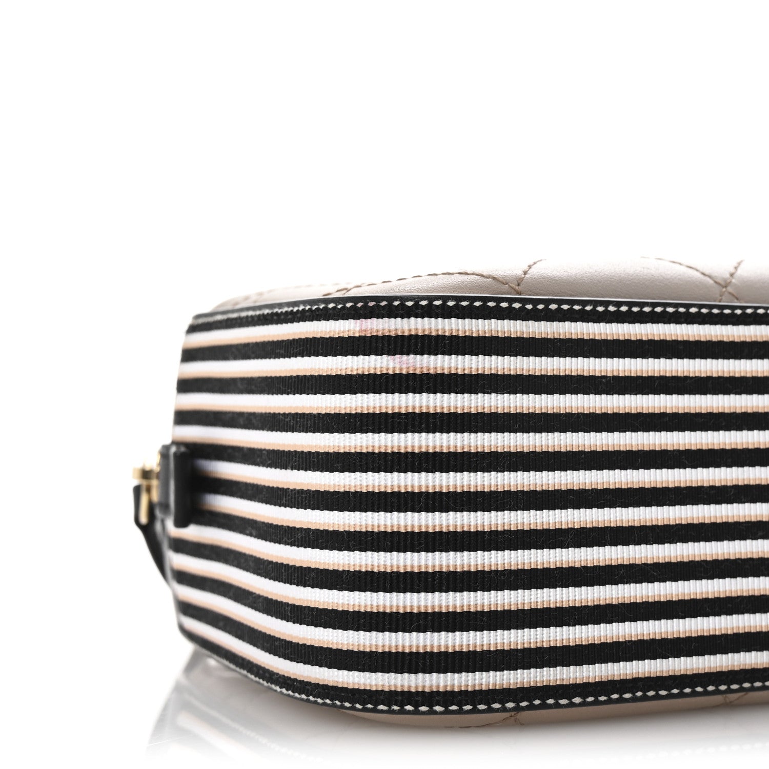 Chanel Calfskin Stitched Button Up Camera Case Pink Black 9 of 10