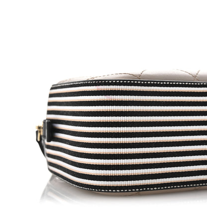 Chanel Calfskin Stitched Button Up Camera Case Pink Black 9 of 10