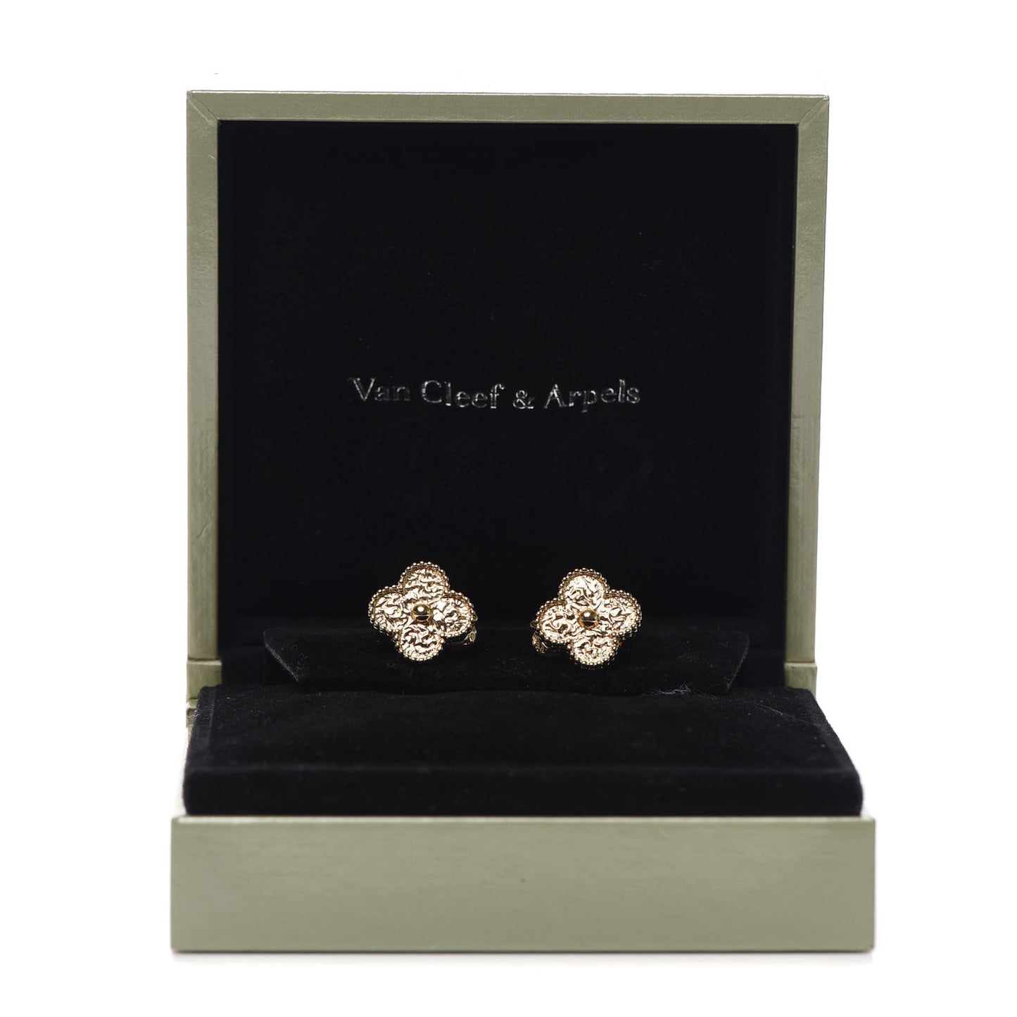 18K Yellow Gold Vintage Alhambra Earrings