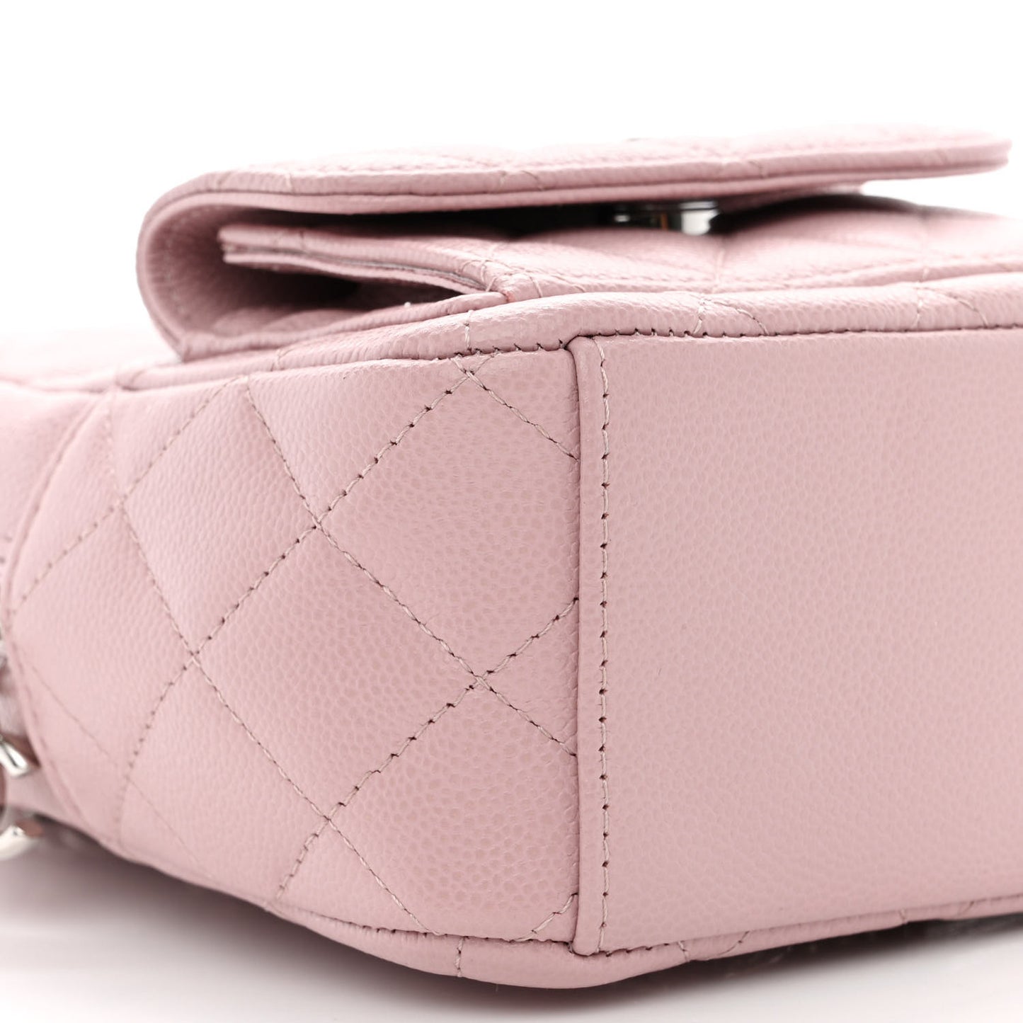 Caviar Quilted CC Mini Classic Backpack Light Pink