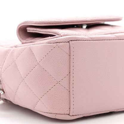Chanel Caviar Quilted CC Mini Classic Backpack Light Pink 10 of 12