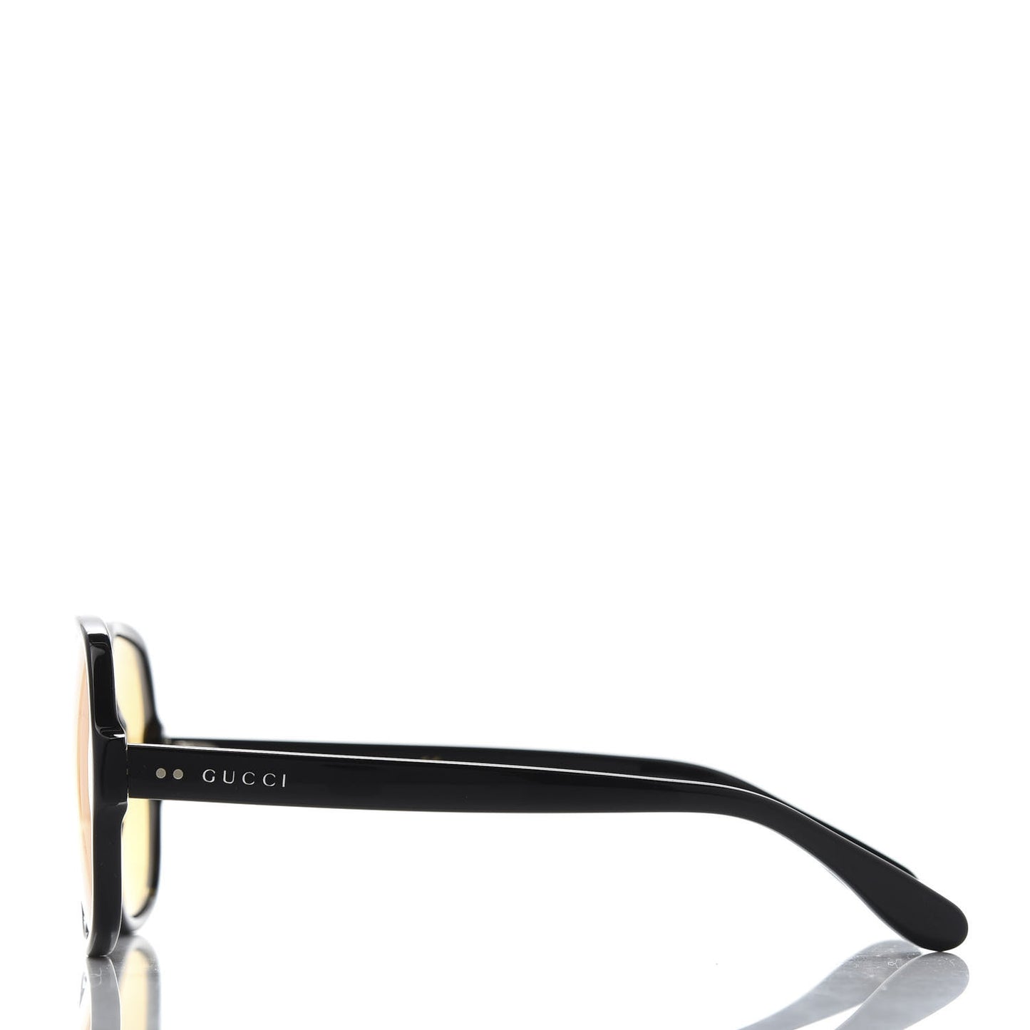 Acetate Sunglasses GG0778S Black Yellow