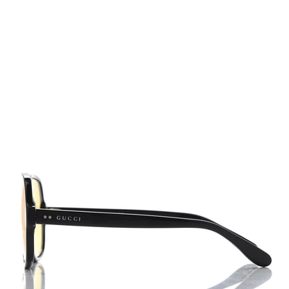Gucci Acetate Sunglasses GG0778S Black Yellow 3 of 9