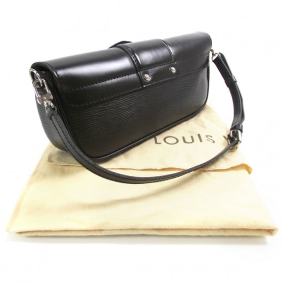 Louis Vuitton Epi Montaigne Pochette Noir 3 of 9