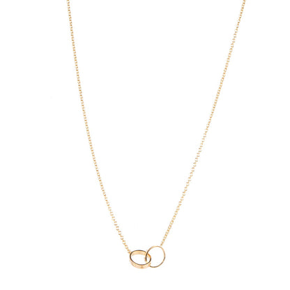 Cartier 18K Yellow Gold Interlocking LOVE Necklace 1 of 5