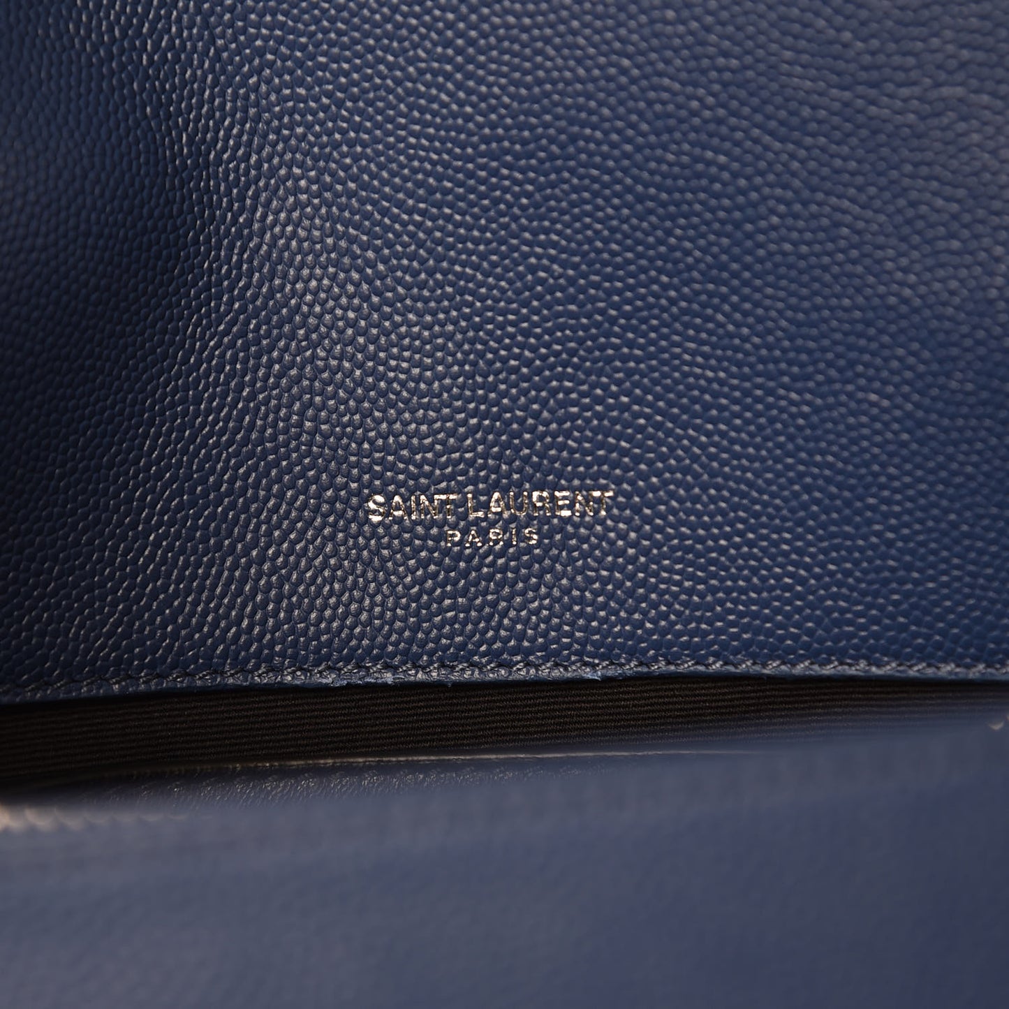 Grain De Poudre Small West Hollywood Monogram Fold-Over Bag Denim