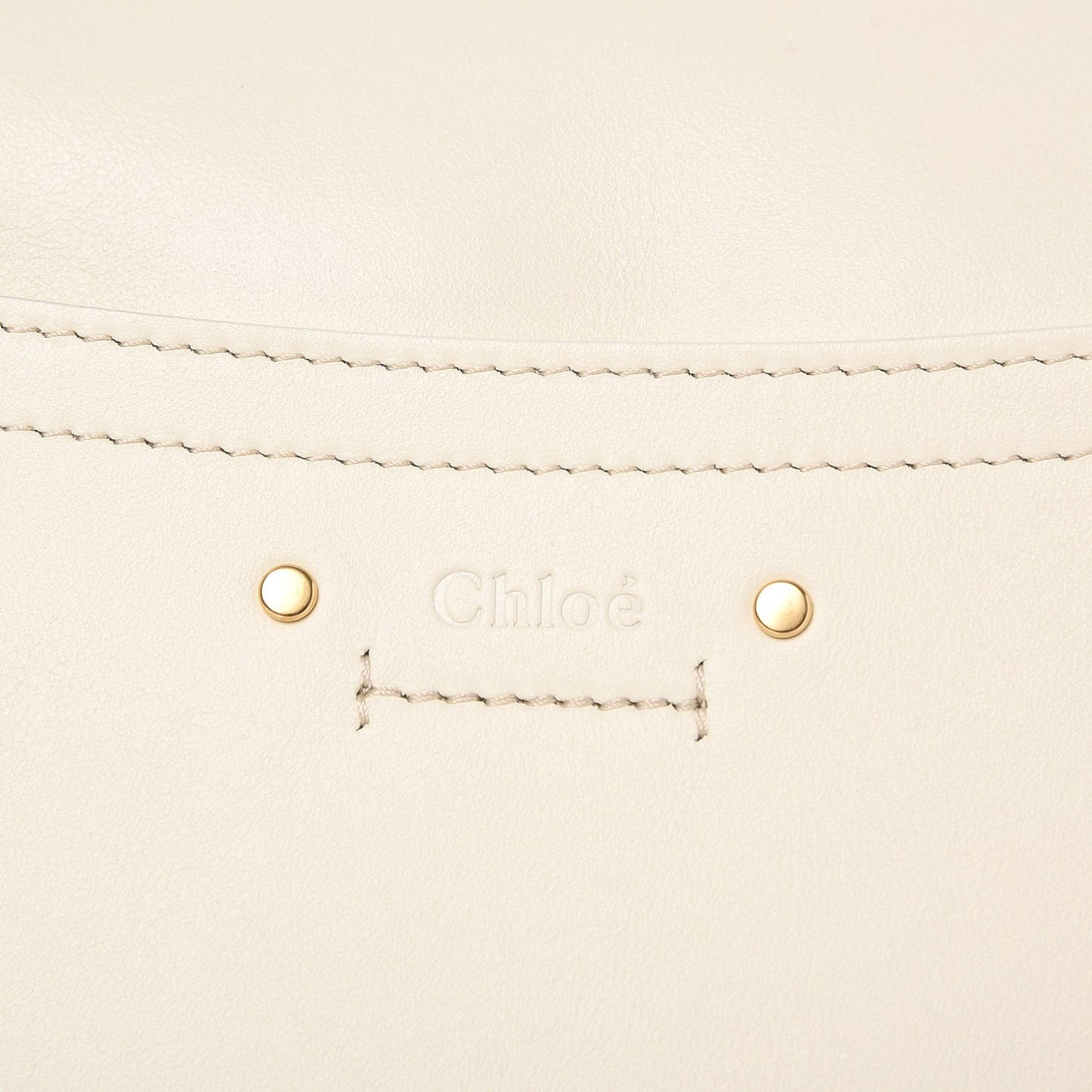 Calfskin Medium Roy Bag Natural White