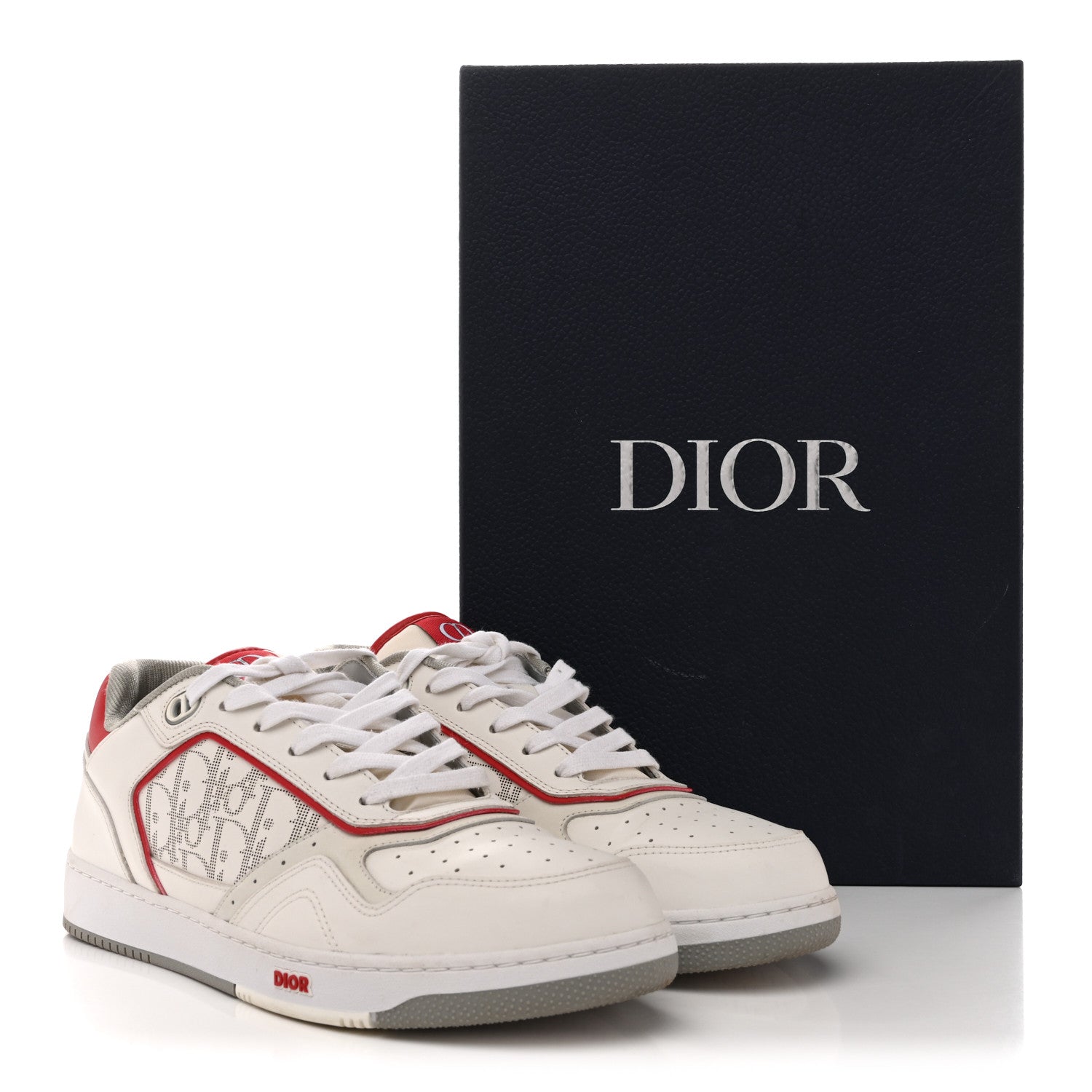 Christian Dior Smooth Calfskin Oblique Galaxy Perforated Mens B27