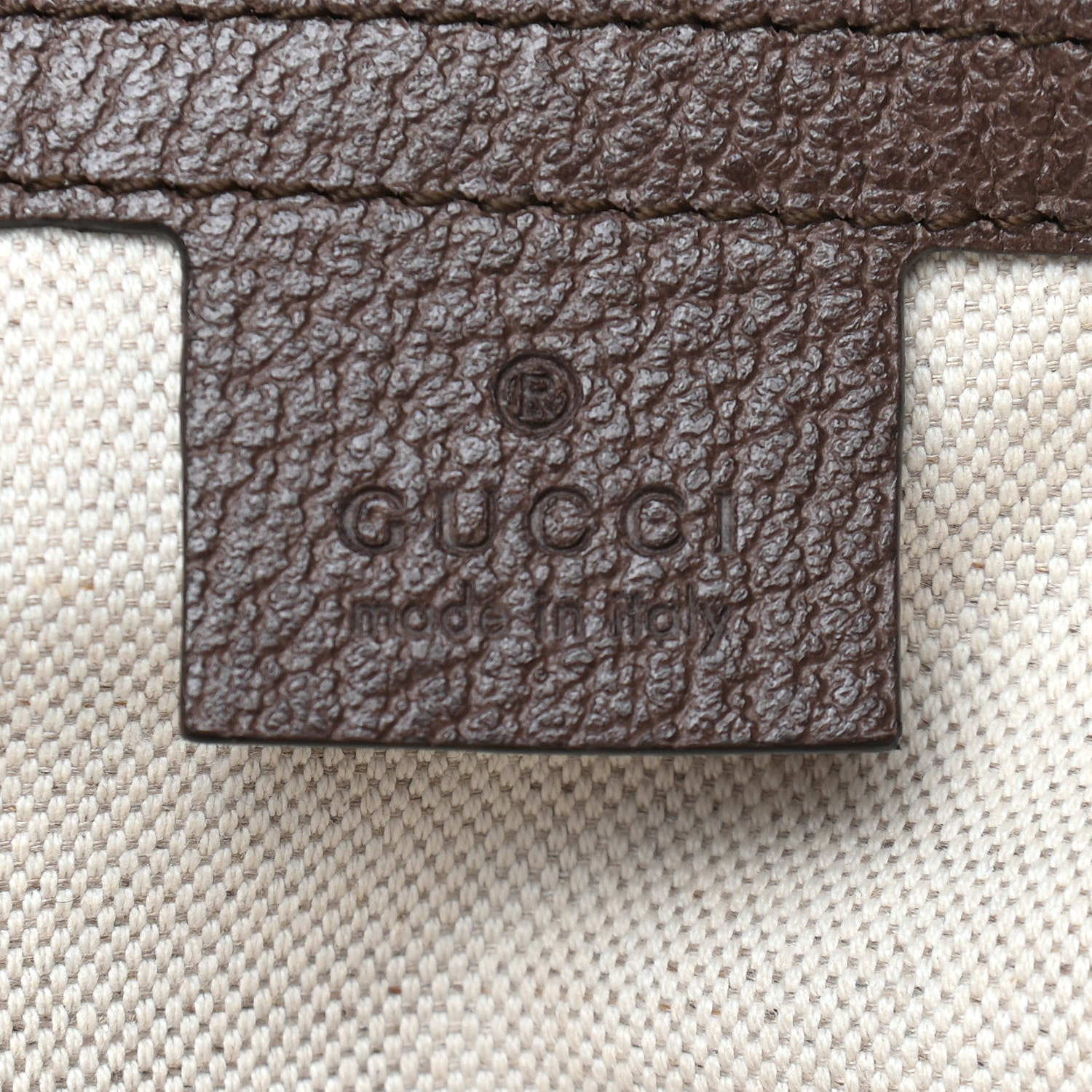 Gucci GG Supreme Monogram Calfskin Web Small Ophidia Day Backpack Beige Ebony New Acero 9 of 9