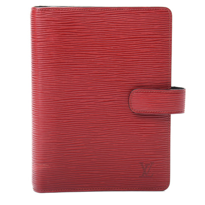 Louis Vuitton Epi Medium Ring Agenda Cover Rouge 1 of 10