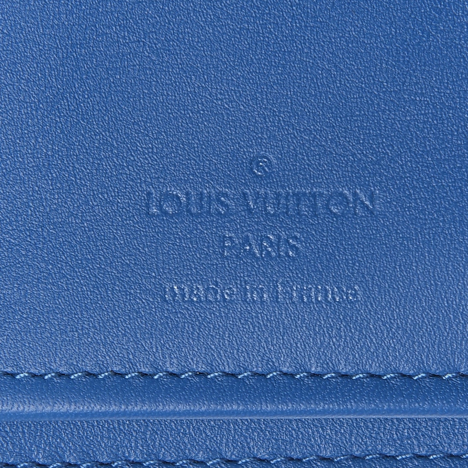 Louis Vuitton Damier Graphite Brazza Wallet Bleu Neon 6 of 7