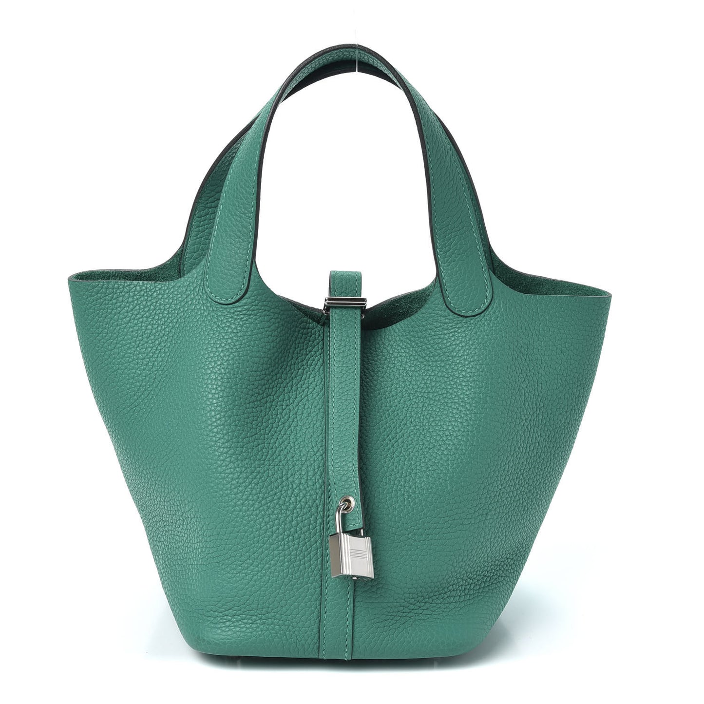 Taurillon Clemence Picotin Lock 18 PM Vert Verone