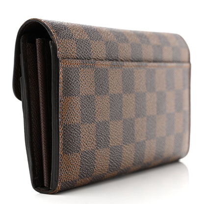 Louis Vuitton Damier Ebene Sarah Wallet NM 3 of 8