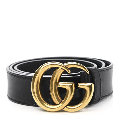 Gucci Calfskin Double G 30mm Belt 75 30 Black 1 of 8