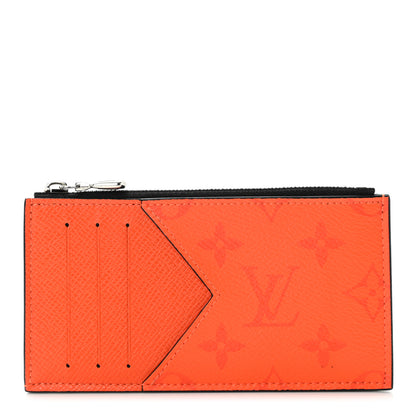 Louis Vuitton Taigarama Coin Card Holder Orange 1 of 7