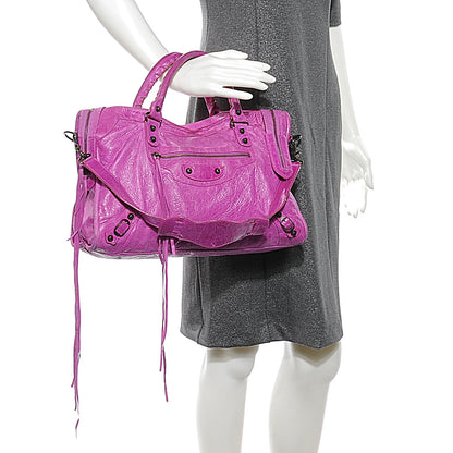 Balenciaga Agneau City Magenta 2 of 8