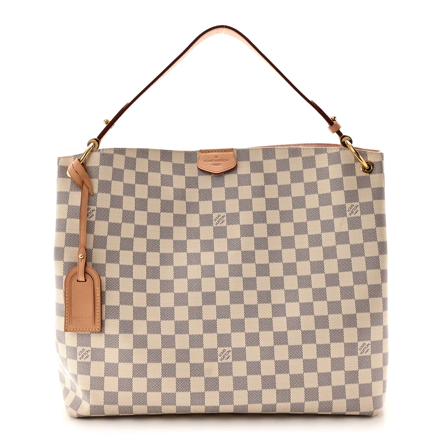 Damier Azur Graceful MM Rose Ballerine