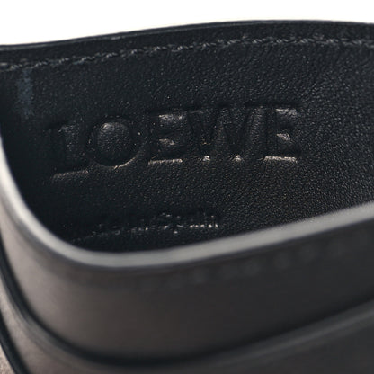Loewe Calfskin Puzzle Card Holder Black 6 of 8