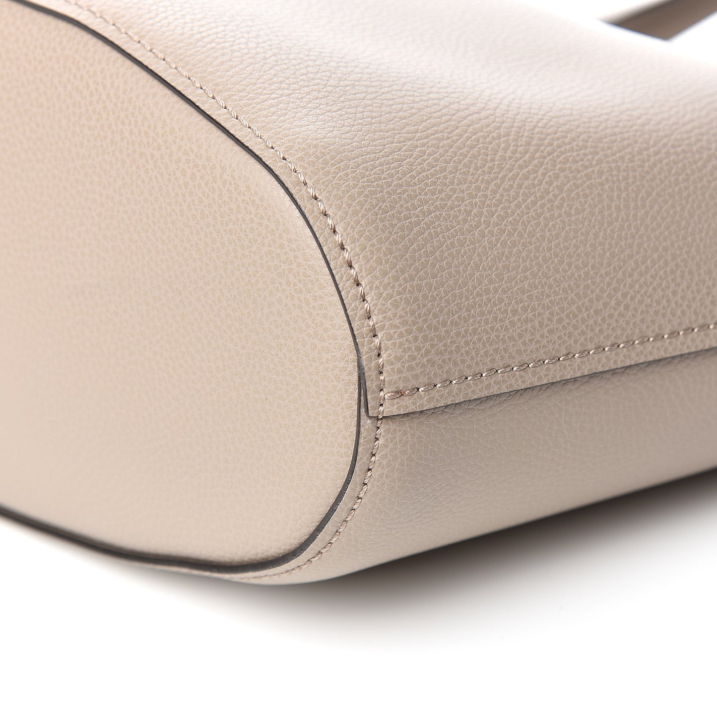 Smooth Grained Calfskin Small Aby Tote Motty Grey