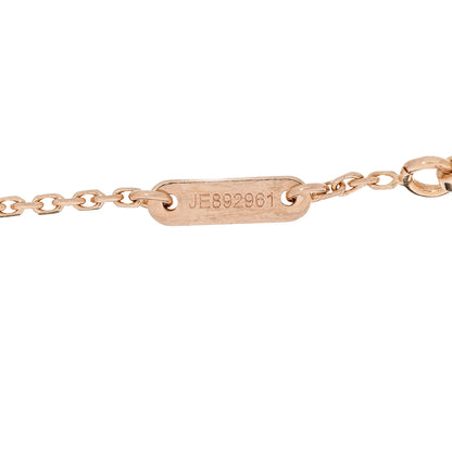 Van Cleef & Arpels 18K Rose Gold Carnelian Sweet Alhambra Bracelet 3 of 4