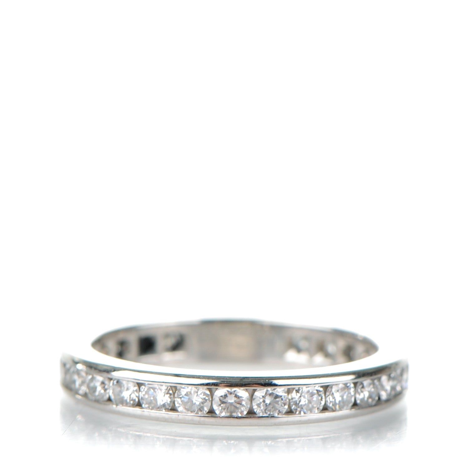 Tiffany Platinum Diamond 3mm Wedding Band 7 1 of 5