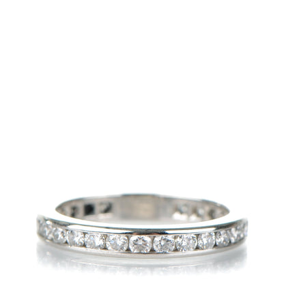 Tiffany Platinum Diamond 3mm Wedding Band 7 1 of 5