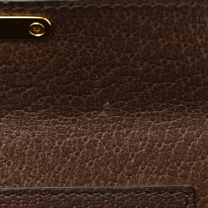 Gucci GG Supreme Monogram Textured Dollar Calfskin Mini Trunk Shoulder Bag Beige Ebony New Acero 11 of 14