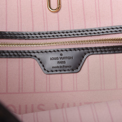 Louis Vuitton Damier Ebene Neo Neverfull MM Rose Ballerine 5 of 17