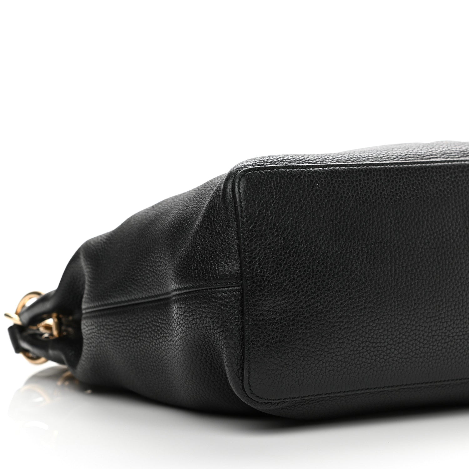Gucci Pebbled Calfskin Large Soho Hobo Black 8 of 12