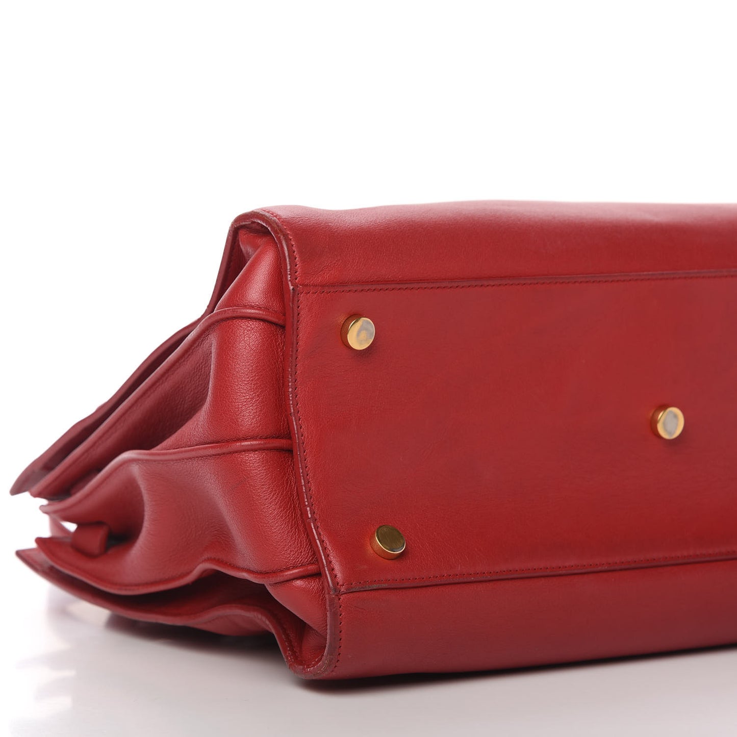 Calfskin Small Sac De Jour Lipstick Red