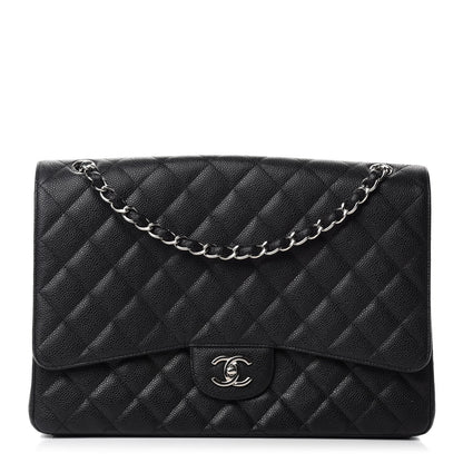 Chanel Caviar Quilted Maxi Single Flap Black 1 of 13