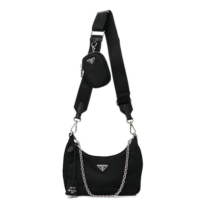 Prada Nylon Re-Edition 2005 Shoulder Bag Black 1 of 9