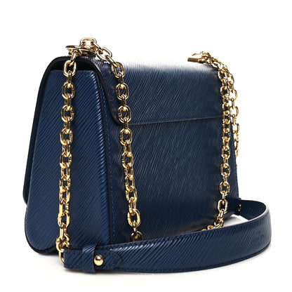 Louis Vuitton Epi Twist Shoulder Bag MM Indigo 3 of 10
