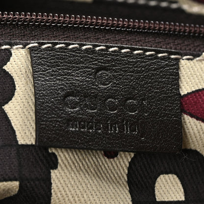 Gucci Guccissima Medium Abbey Shoulder Bag Chocolate 6 of 9