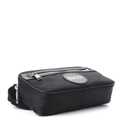 Gucci Econyl Nylon Monogram Off The Grid Belt Bag Black 4 of 10