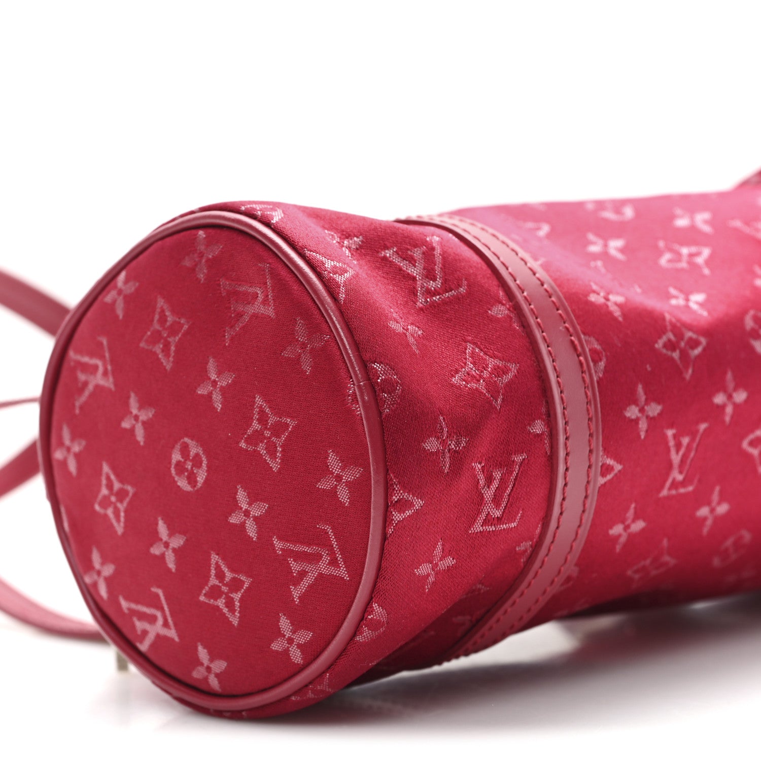 Louis Vuitton Satin Monogram Mini Papillon Red 8 of 9