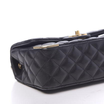 Chanel Calfskin Quilted Mini Rock The Corner Flap Black 9 of 10