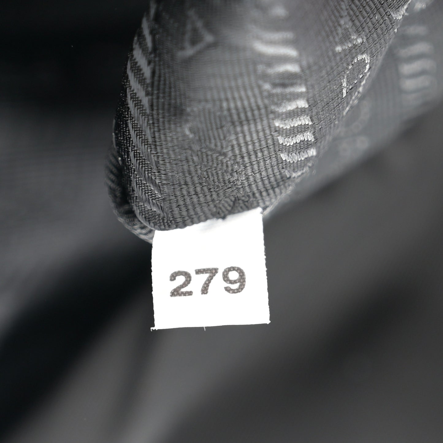 Re-Nylon Vitello Metal Triangle Logo Sling Backpack Black