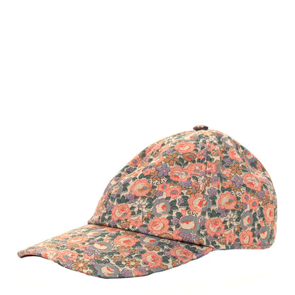 Gucci X LIBERTY OF LONDON Canvas Infinity Abbey Baseball XS Hat Perfect Pink Ivory 1 of 8