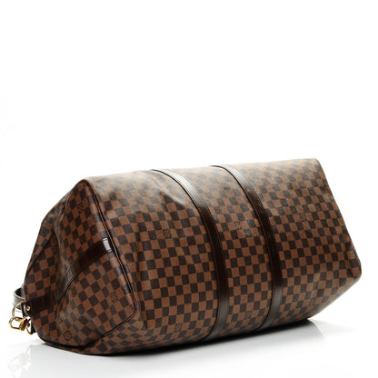 Louis Vuitton Damier Ebene Keepall Bandouliere 55 4 of 6
