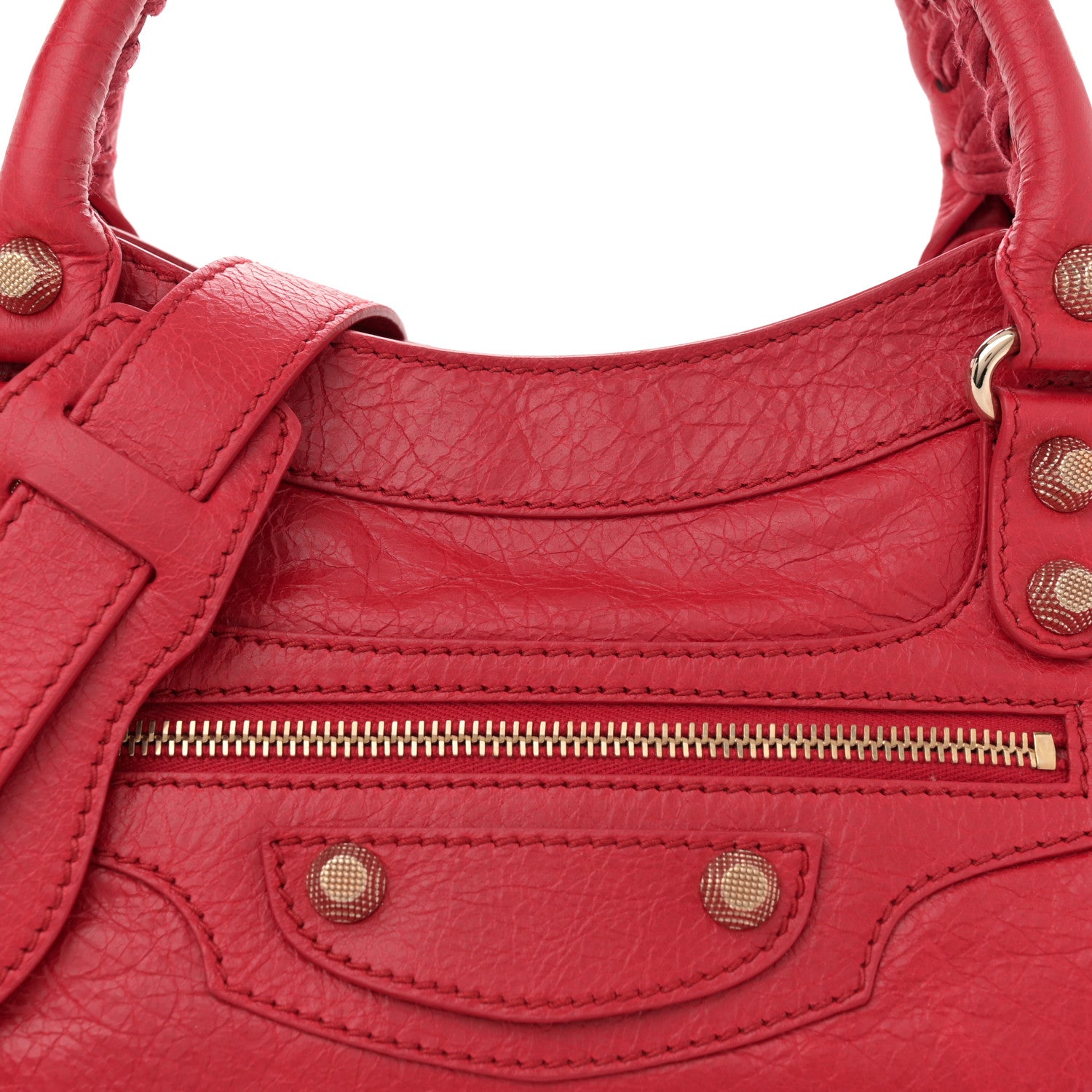 Balenciaga Agneau Giant 12 Gold Hardware Town Rouge Cardinal 7 of 9