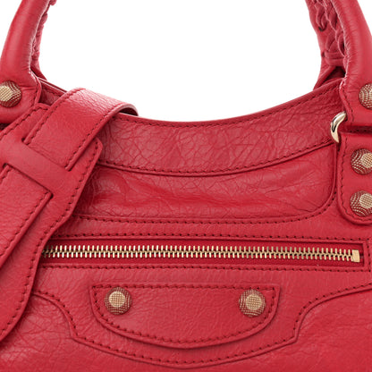 Balenciaga Agneau Giant 12 Gold Hardware Town Rouge Cardinal 7 of 9
