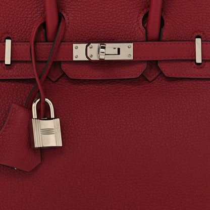 Hermes Togo Birkin 25 Rouge Grenat 8 of 13