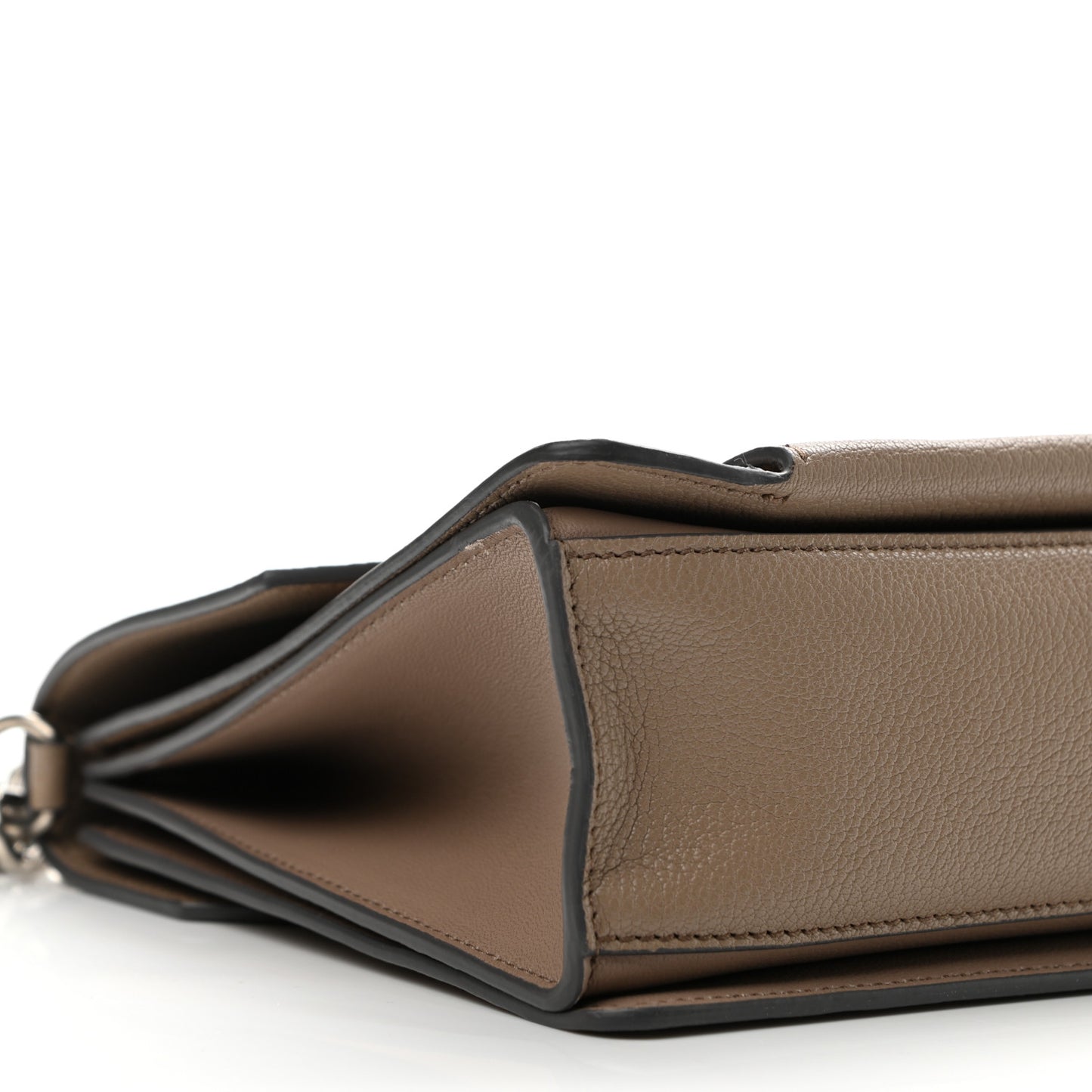 Sugar Goatskin Medium GV3 Shoulder Bag Linen