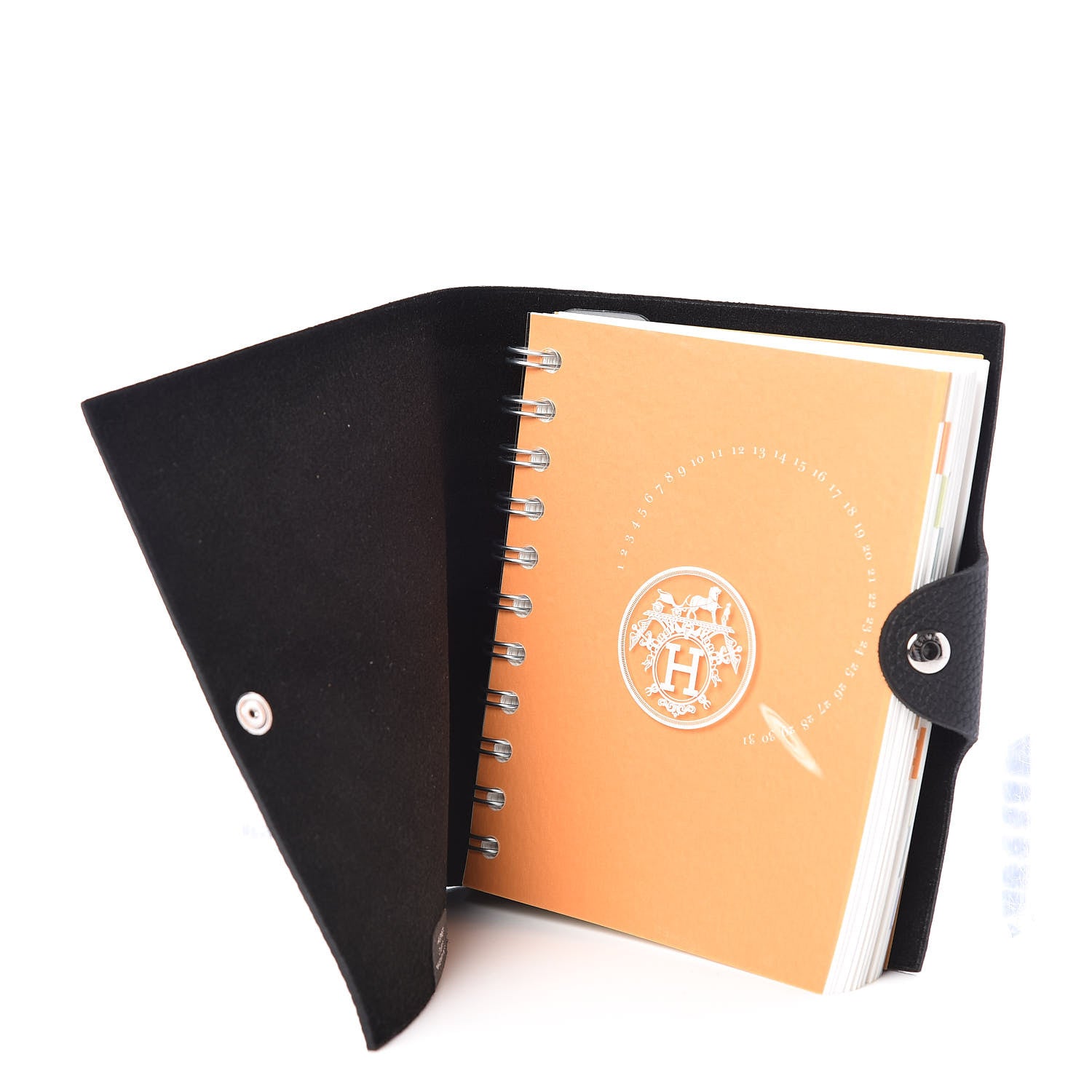 Hermes Togo Ulysse PM Notebook Black 5 of 10