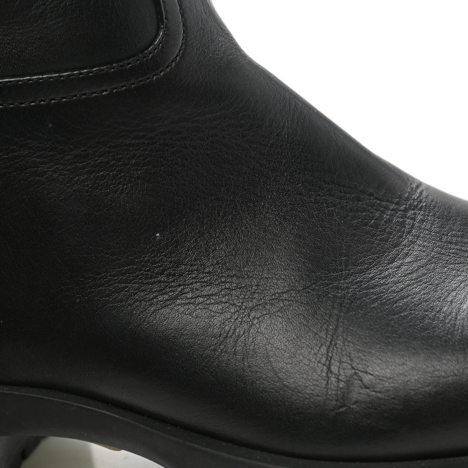 Hermes Calfskin Jeep Boots 36 Black 12 of 14