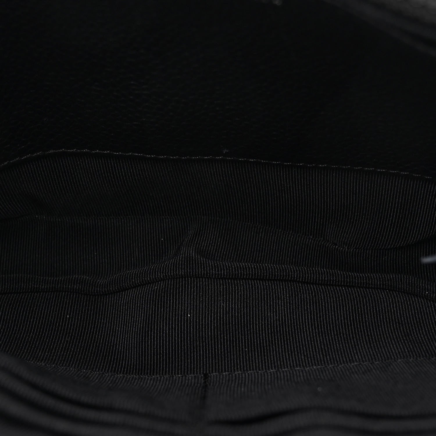 Chanel Caviar Half Moon Wallet On Chain WOC Black 5 of 12