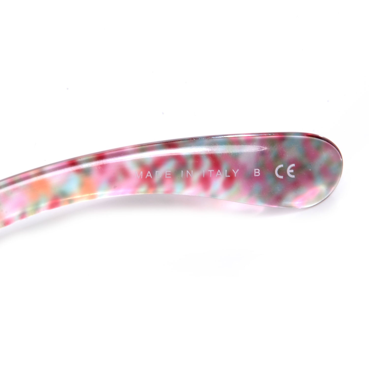 Chanel Acetate Multicolor Tweed CC Sunglasses 5220 Pink 6 of 6