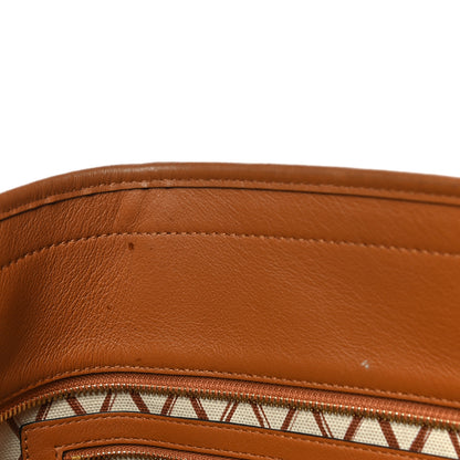 MCM Visetos Toni Shopper Tote Cognac 21 of 22